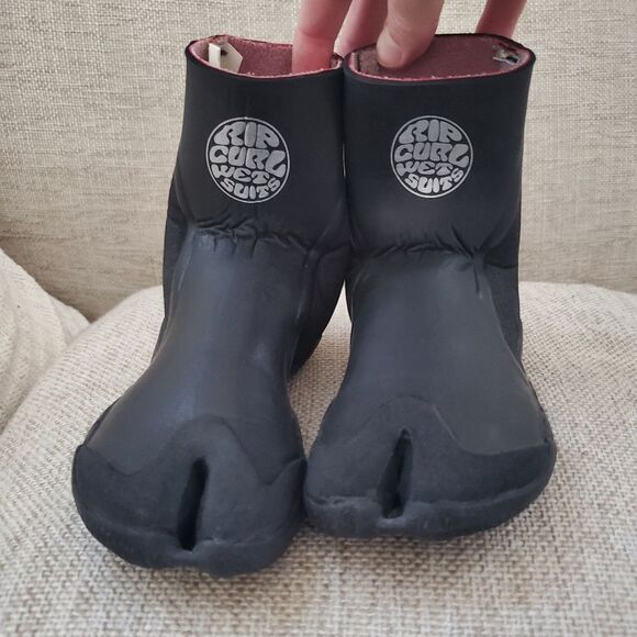 🌊 RIP CURL 🌊 NEW! Rubber Soul Plus 3MM Split Toe Surf Booties -[Size 6, Black] - Picture 6 of 15